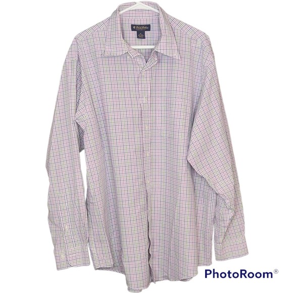 Brooks Brothers Men’s Casual Button Down Collared Long Sleeve Shirt Size XL - Picture 1 of 4